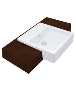 Chậu bán âm bàn COTTO C02717 Parvis