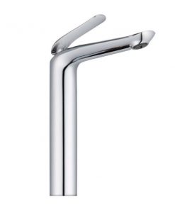 Vòi lavabo nóng lạnh tròn 1 chân thân cao Catado L-20H